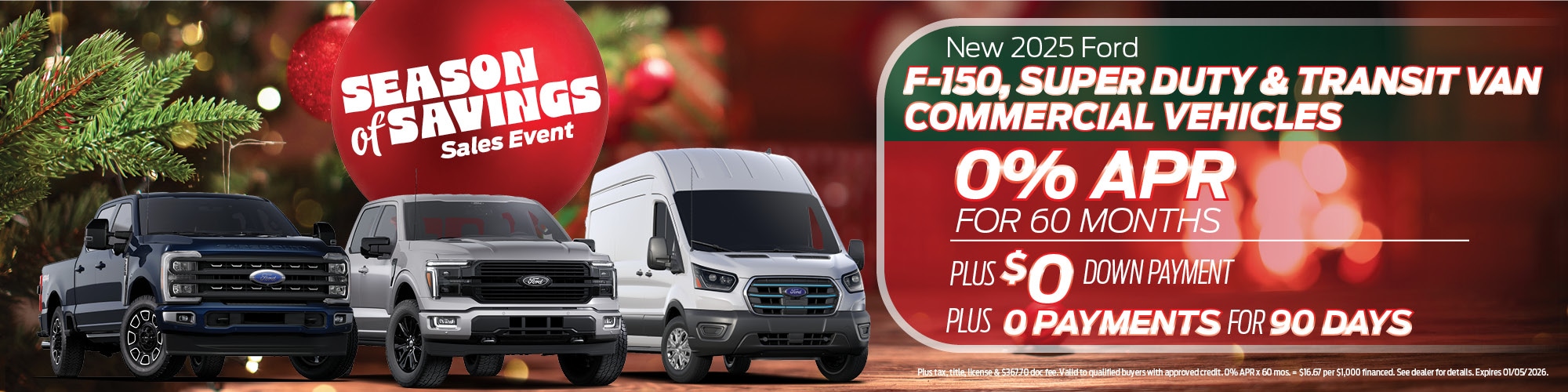 2025 Ford F-150, Super Duty, Transit Van Offer | Wickstrom Ford