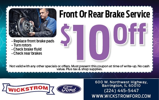 Front or Rear Brake Service