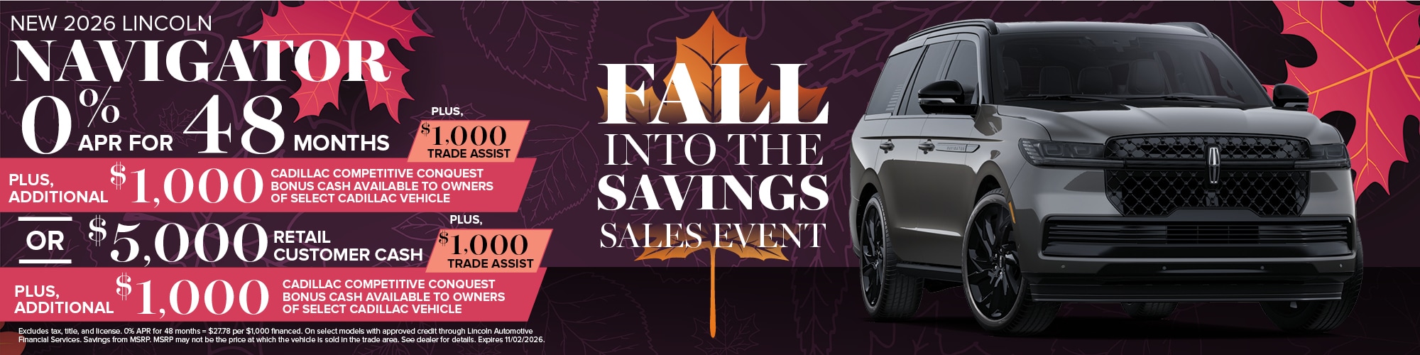 2026 Lincoln Navigator Special Offer | Wickstrom Lincoln
