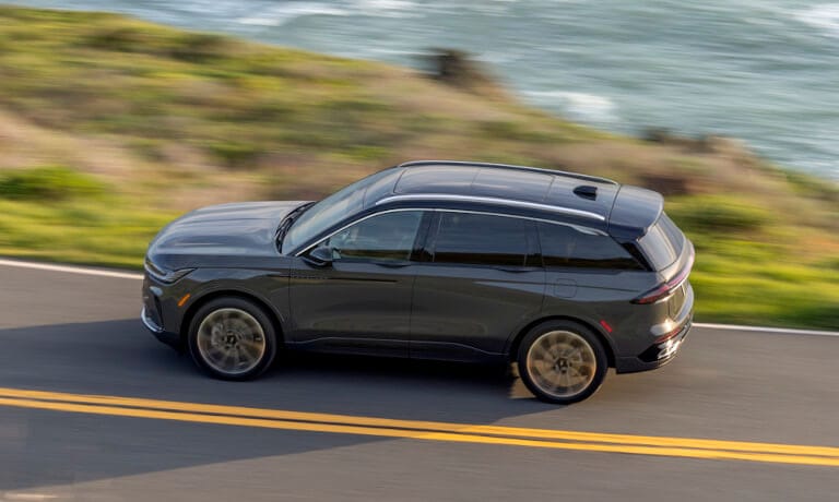 2025 Lincoln Nautilus driving fast on highway