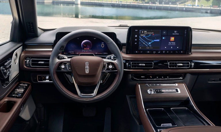 2026 Lincoln Aviator driver's view