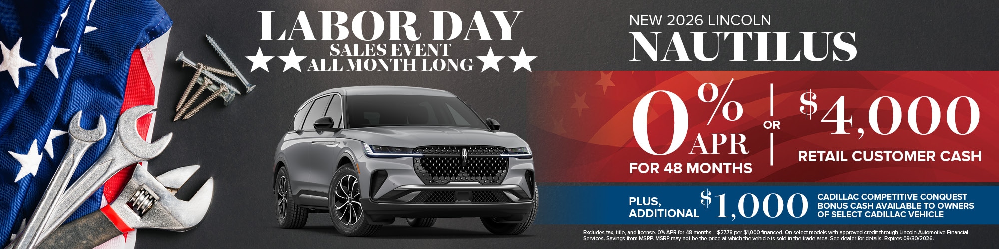 2026 Lincoln Nautilus Special Offer | Wickstrom Lincoln