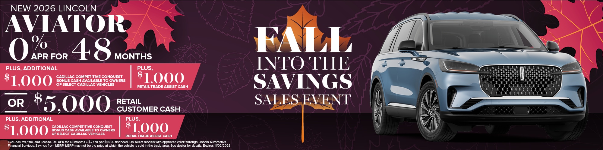 2026 Lincoln Aviator Special Offer | Wickstrom Lincoln