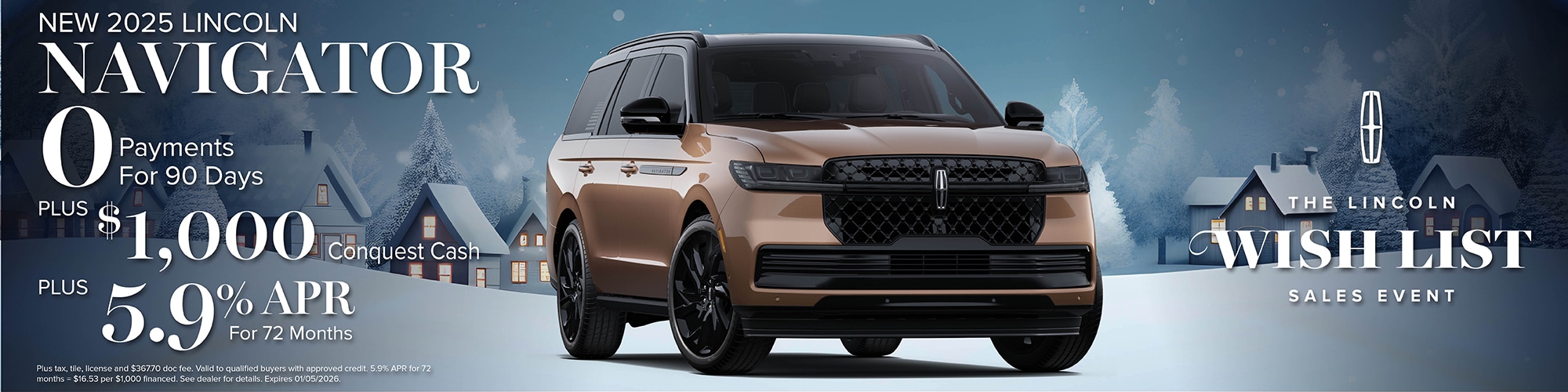 2025 Lincoln Navigator Finance Offer | Wickstrom Lincoln