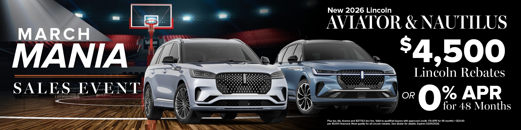 2026 Lincoln Aviator & Nautilus Finance Offer | Wickstrom Lincoln