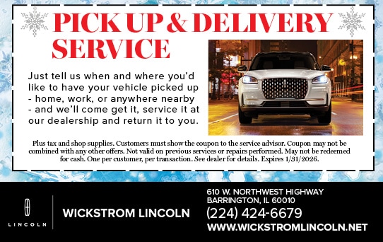 Pick Up & Delivery Service