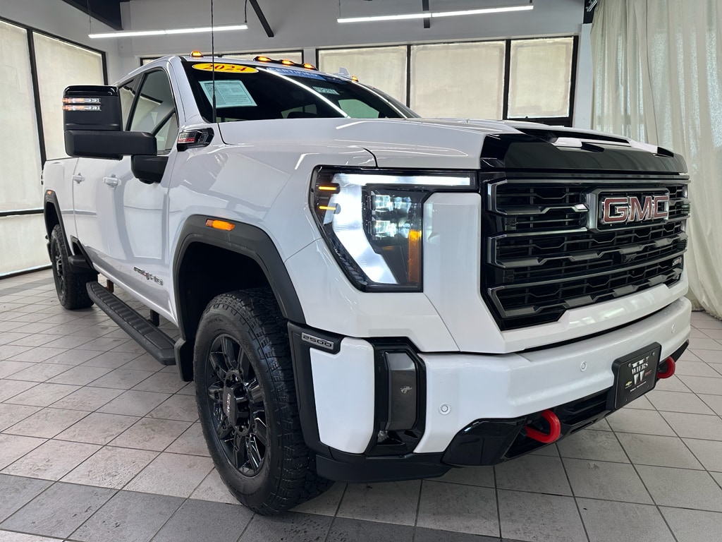 Certified 2024 GMC Sierra 2500HD AT4 with VIN 1GT49PEYXRF286870 for sale in Demotte, IN