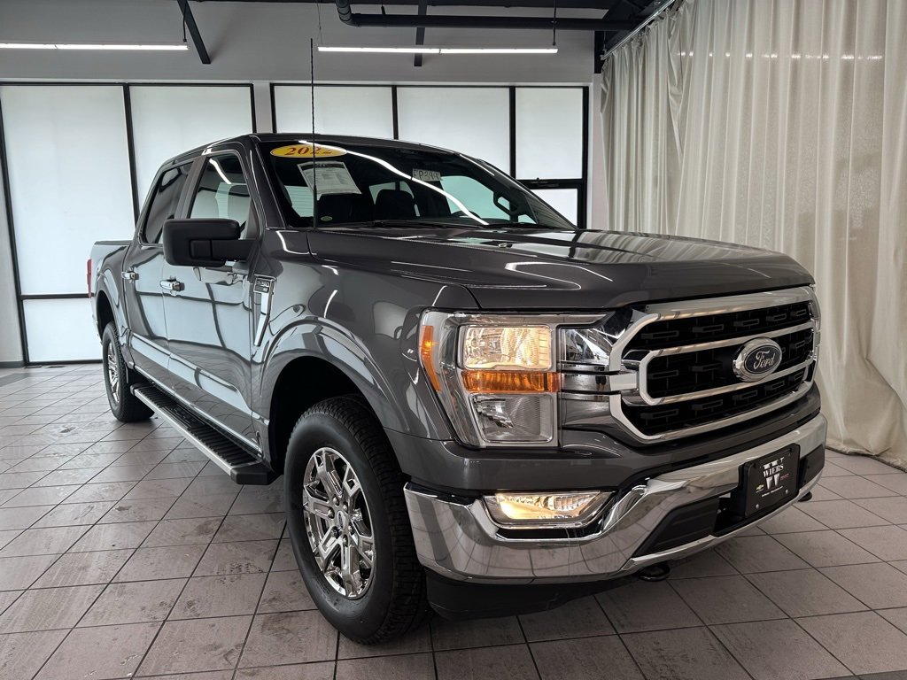 Used 2022 Ford F-150 XLT with VIN 1FTFW1E52NFB47427 for sale in Demotte, IN