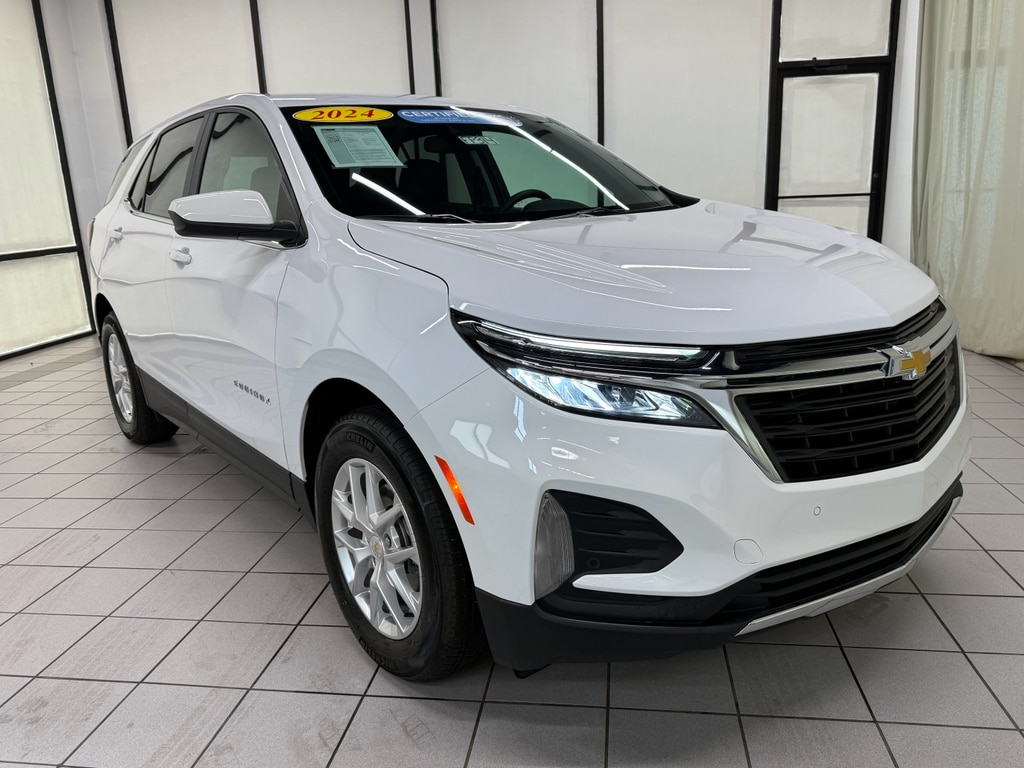 Certified 2024 Chevrolet Equinox LT with VIN 3GNAXKEG8RL373988 for sale in Demotte, IN
