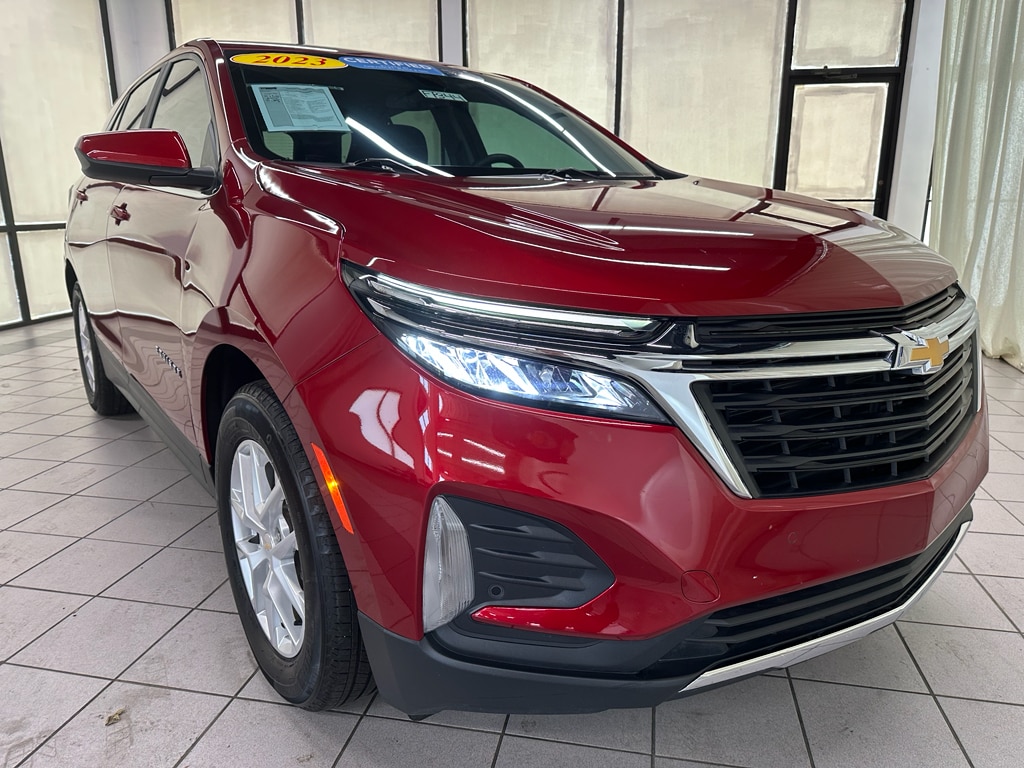 Certified 2023 Chevrolet Equinox LT with VIN 3GNAXKEG1PS134043 for sale in Demotte, IN