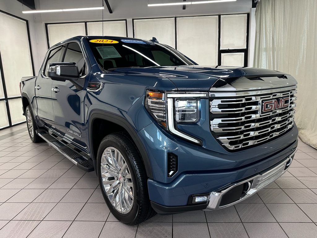 Certified 2024 GMC Sierra 1500 Denali Denali with VIN 1GTUUGEL0RZ244919 for sale in Demotte, IN