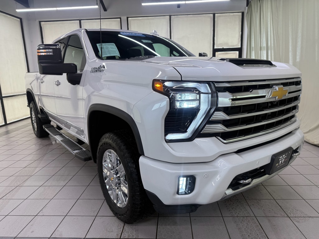 Certified 2024 Chevrolet Silverado 3500HD High Country with VIN 1GC4YVE72RF145063 for sale in Demotte, IN