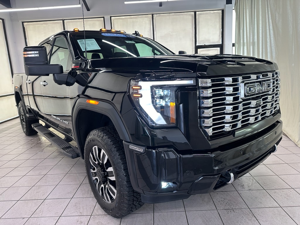 Certified 2024 GMC Sierra 2500HD Denali with VIN 1GT19REY2RF263517 for sale in Demotte, IN