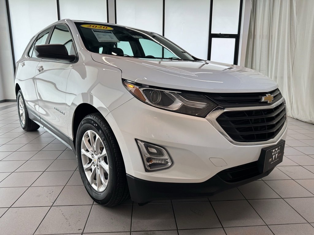 Used 2020 Chevrolet Equinox LS with VIN 2GNAXHEVXL6212877 for sale in Demotte, IN