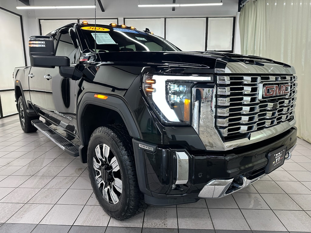 Certified 2025 GMC Sierra 3500HD Denali with VIN 1GT4UWEY9SF108284 for sale in Demotte, IN