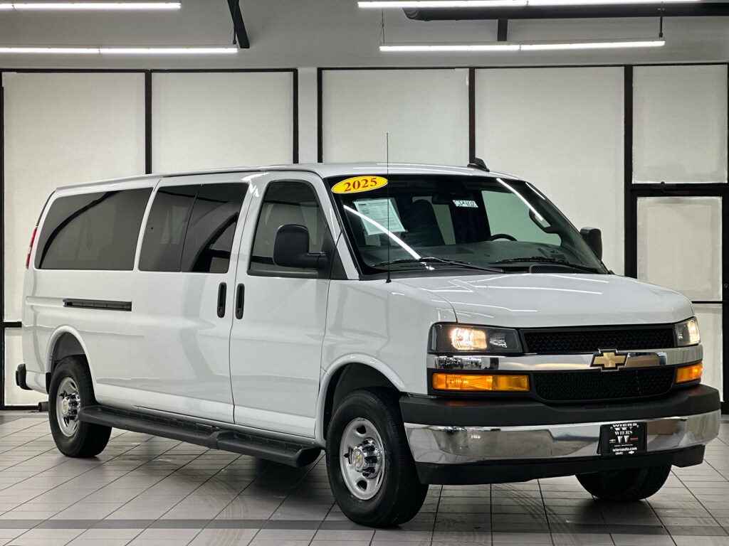 Used 2025 Chevrolet Express Passenger 1LT Van Extended Passenger Van