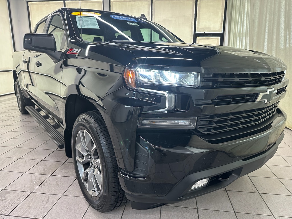 Certified 2021 Chevrolet Silverado 1500 RST with VIN 1GCUYEED4MZ369447 for sale in Demotte, IN