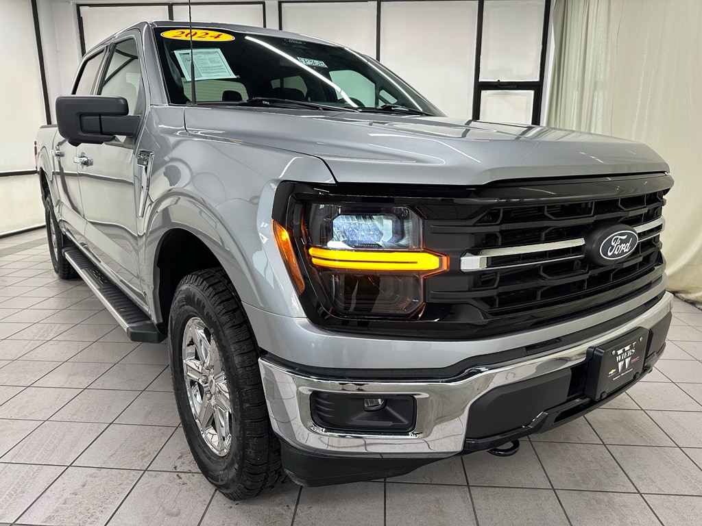 Used 2024 Ford F-150 XLT with VIN 1FTFW3L8XRKD77870 for sale in Demotte, IN
