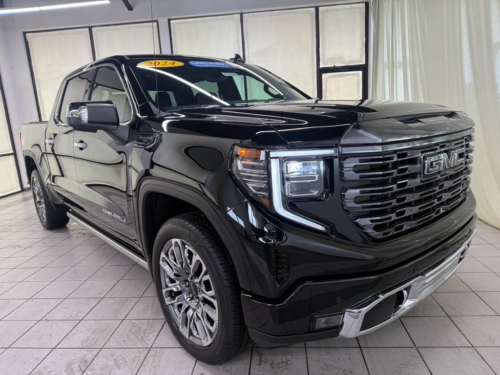 Certified 2024 GMC Sierra 1500 Denali Denali Ultimate with VIN 1GTUUHEL9RZ354213 for sale in Demotte, IN
