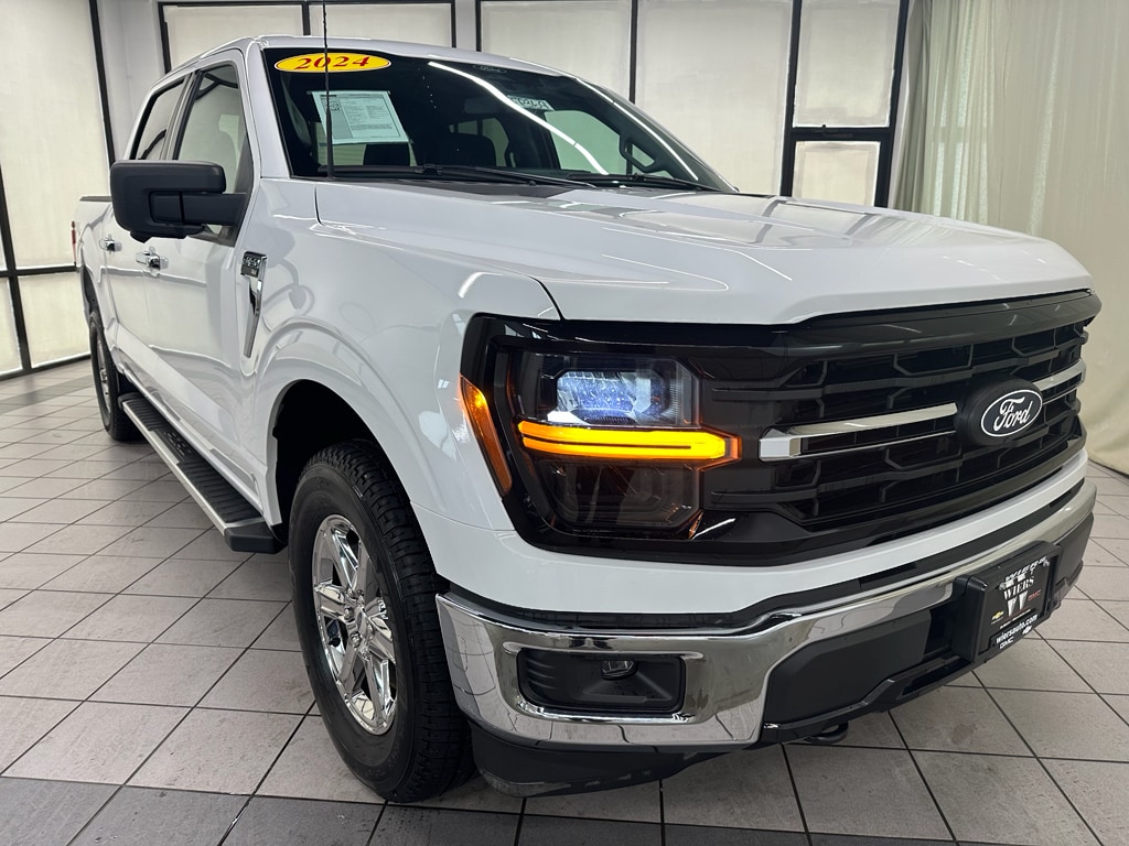 Used 2024 Ford F-150 XLT with VIN 1FTFW3L85RKE02707 for sale in Demotte, IN