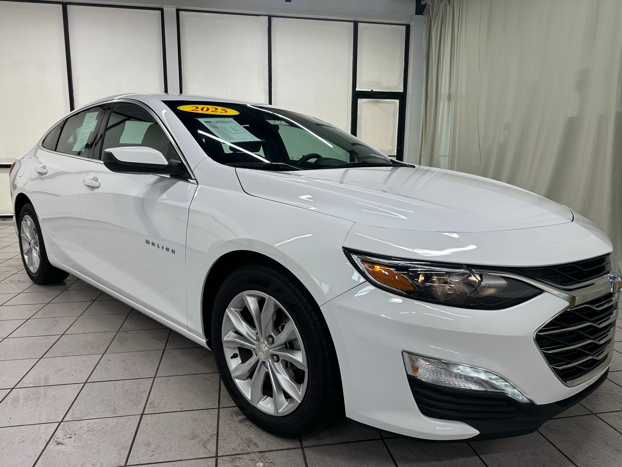 Used 2025 Chevrolet Malibu 1LT with VIN 1G1ZD5ST4SF129156 for sale in De Motte, IN