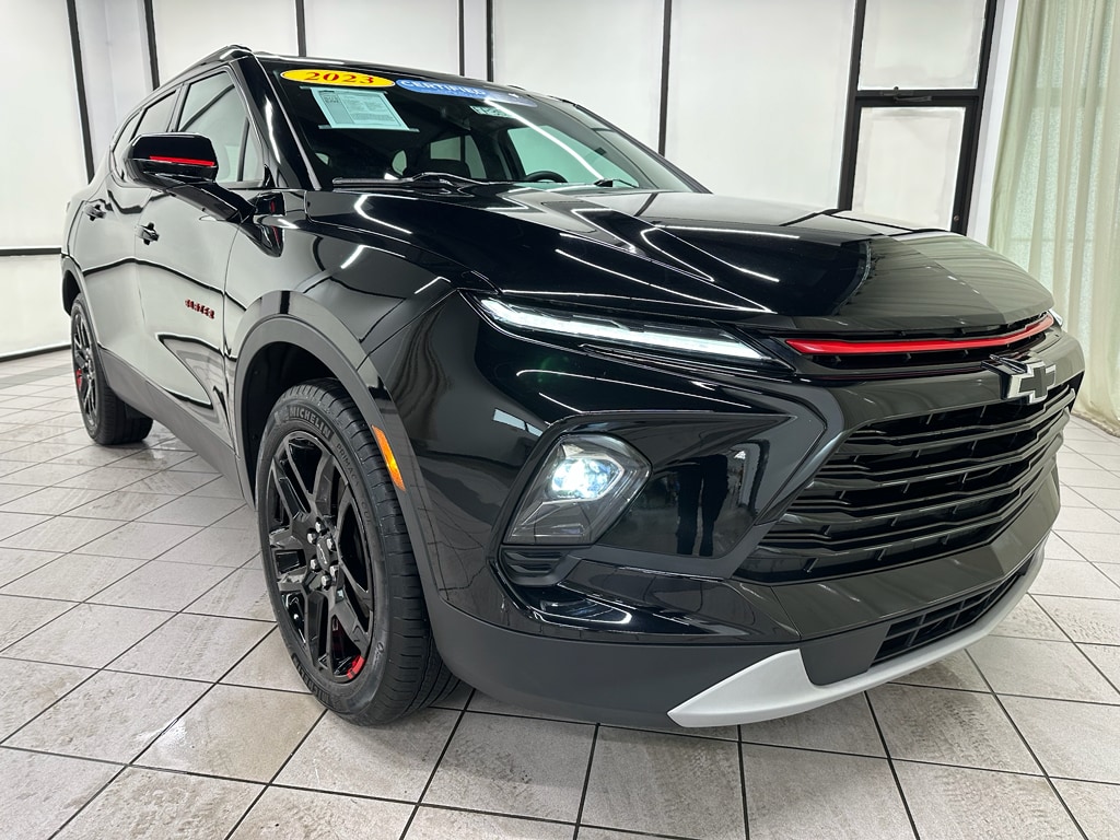 Certified 2023 Chevrolet Blazer 2LT with VIN 3GNKBCR48PS201861 for sale in Demotte, IN