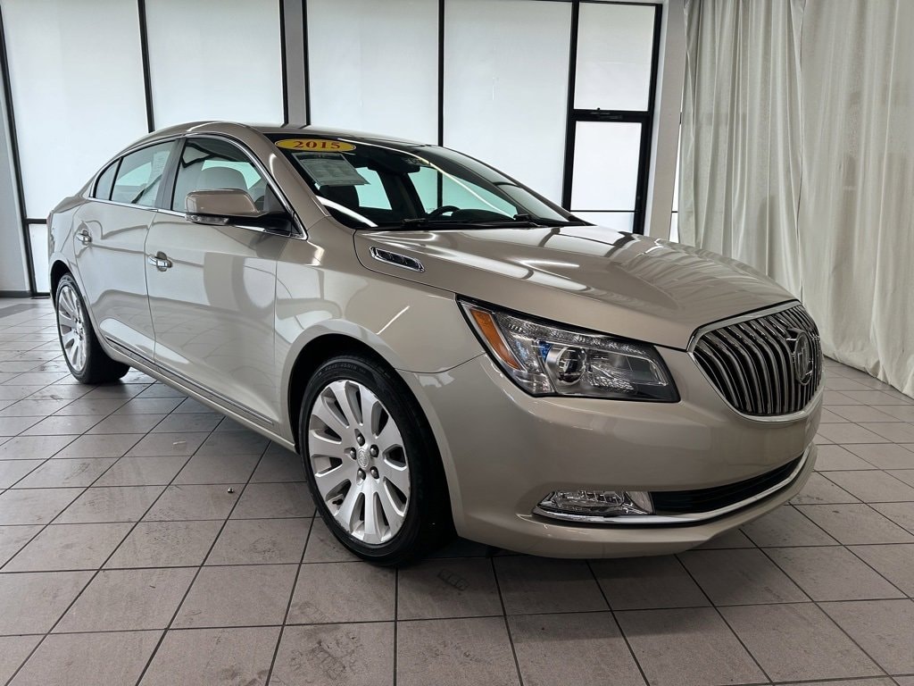 Used 2015 Buick LaCrosse Premium with VIN 1G4GE5G31FF218396 for sale in Demotte, IN