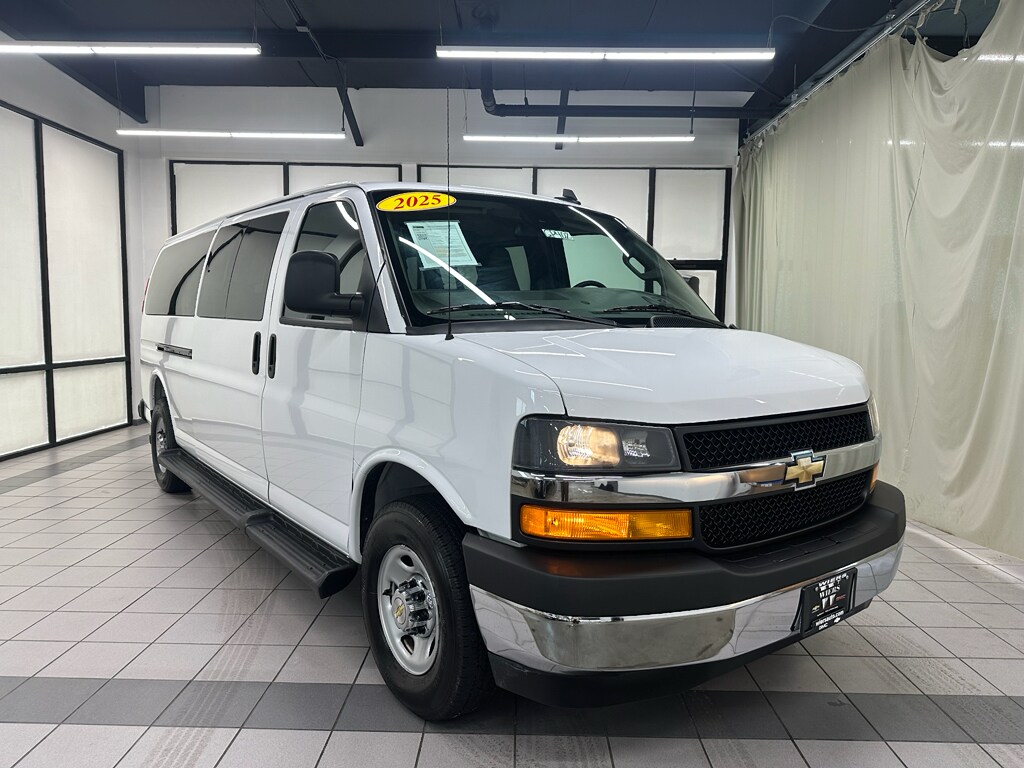 Used 2025 Chevrolet Express Passenger 1LT Van Extended Passenger Van