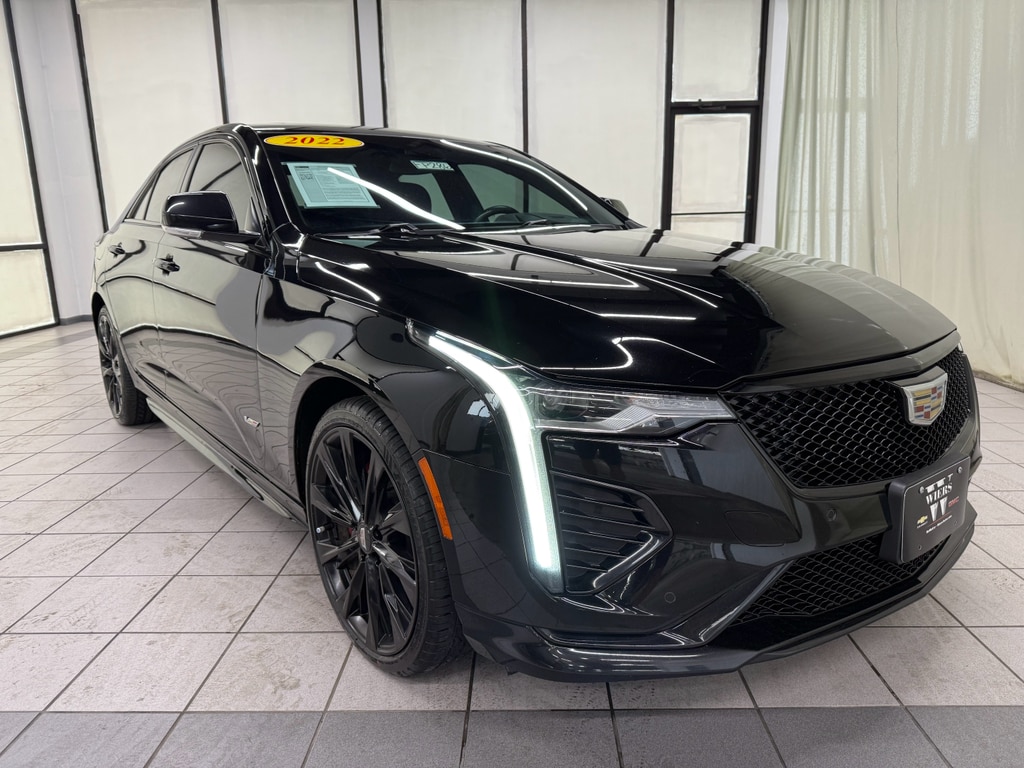 Used 2022 Cadillac CT4 V-Series with VIN 1G6DH5RL8N0120028 for sale in Demotte, IN