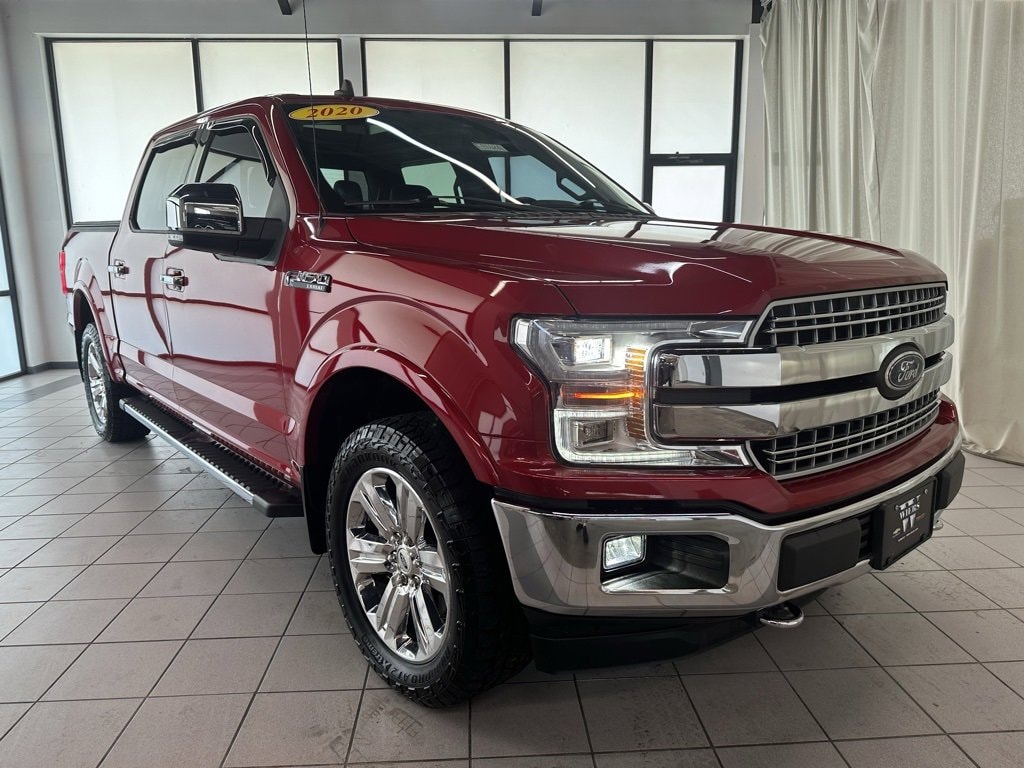 Used 2020 Ford F-150 Lariat with VIN 1FTEW1E59LFA35412 for sale in Demotte, IN