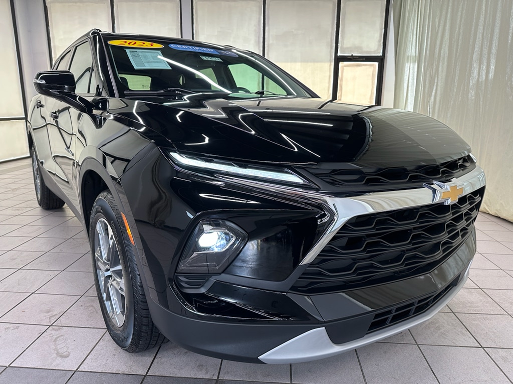 Certified 2023 Chevrolet Blazer 3LT with VIN 3GNKBDRS1PS175673 for sale in Demotte, IN
