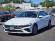 New 2026 Hyundai Elantra Hybrid Blue Sedan