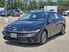 2025 Hyundai Elantra Hybrid Blue Sedan for Sale near Huntsville, TX, at Wiesner Hyundai