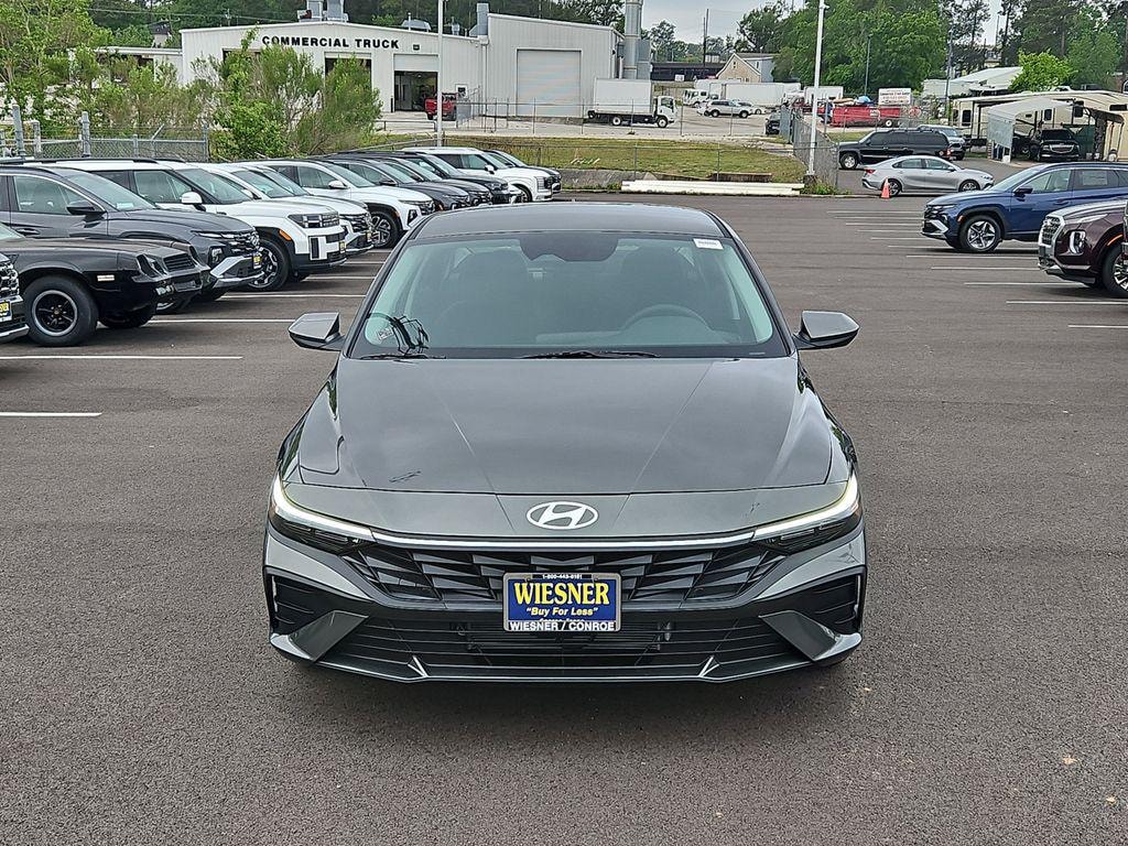 New 2026 Hyundai Elantra Hybrid Blue Sedan