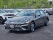 New 2026 Hyundai Elantra Hybrid Blue Sedan