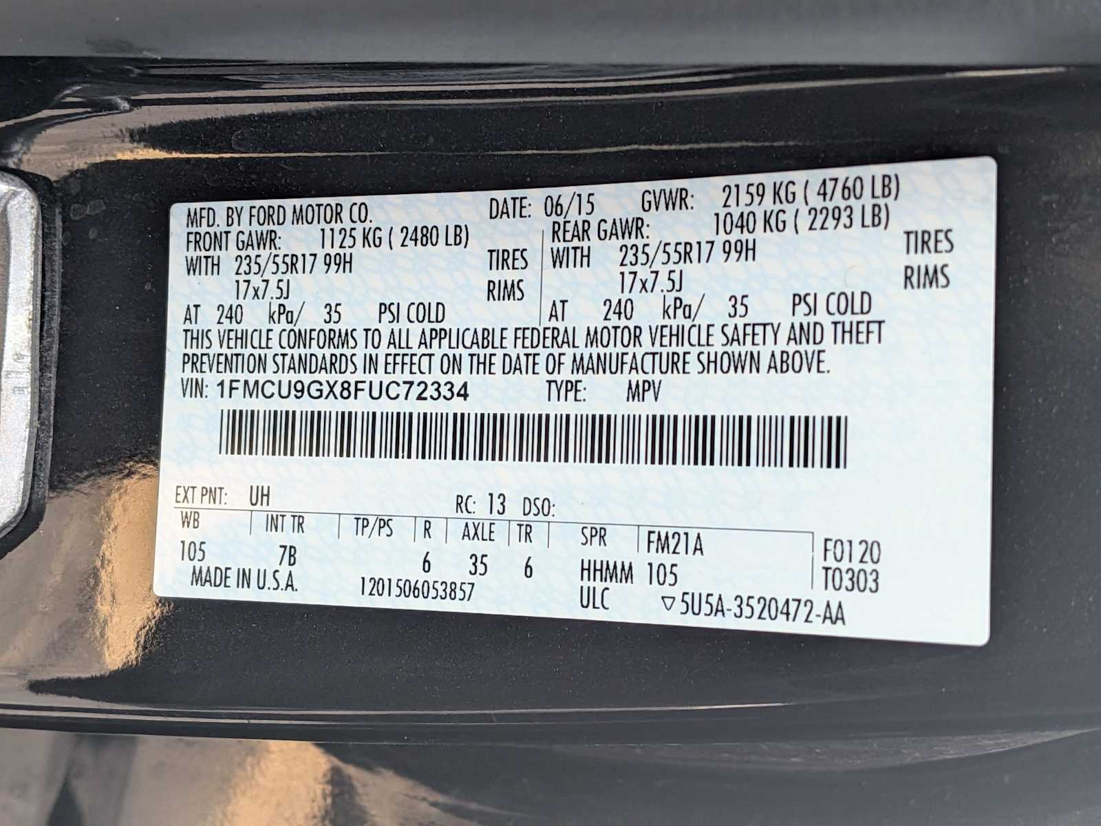 Thumbnail: 2015 Ford Escape - 32