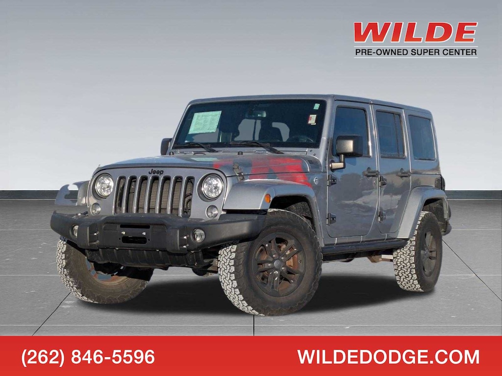 Used 2017 Jeep Wrangler JK Unlimited Sahara 4x4 SUV