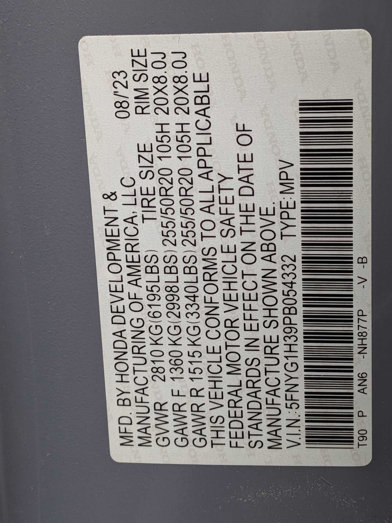 Thumbnail: 2023 Honda Pilot - 33