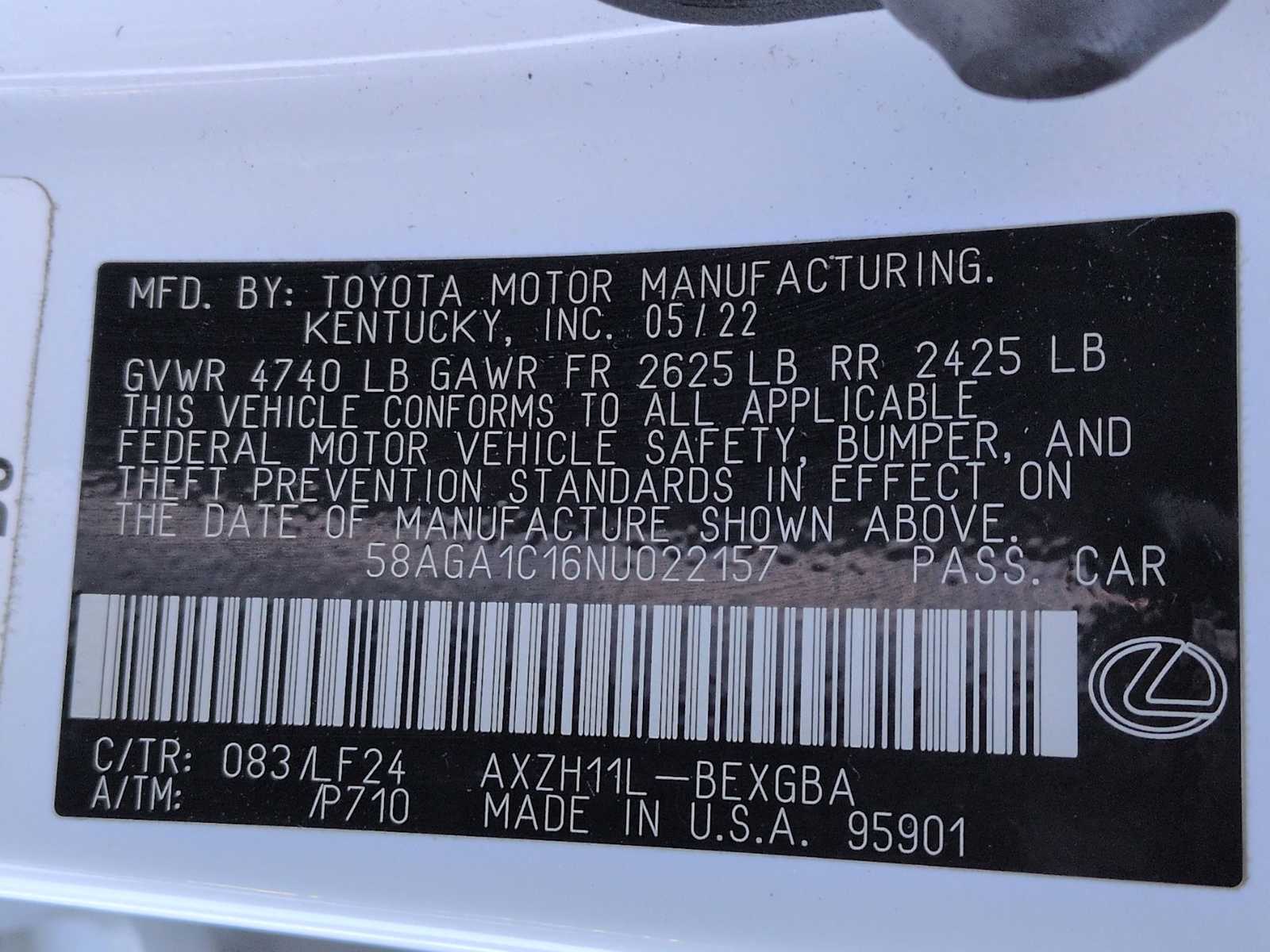 Thumbnail: 2022 Lexus ES - 34