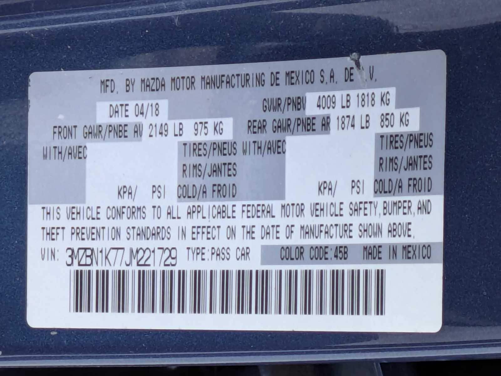 Thumbnail: 2018 Mazda Mazda3 - 27