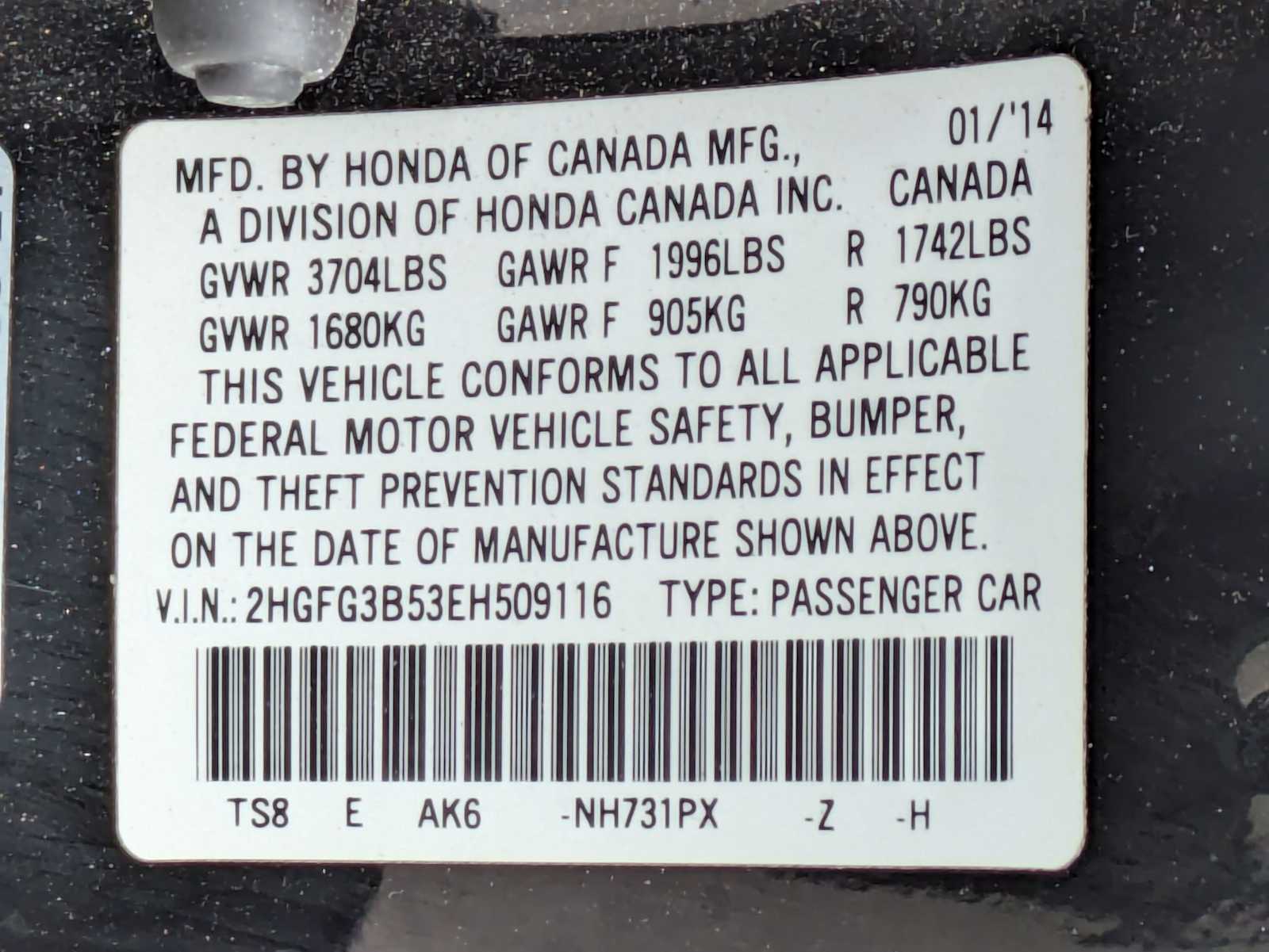 Thumbnail: 2014 Honda Civic - 27