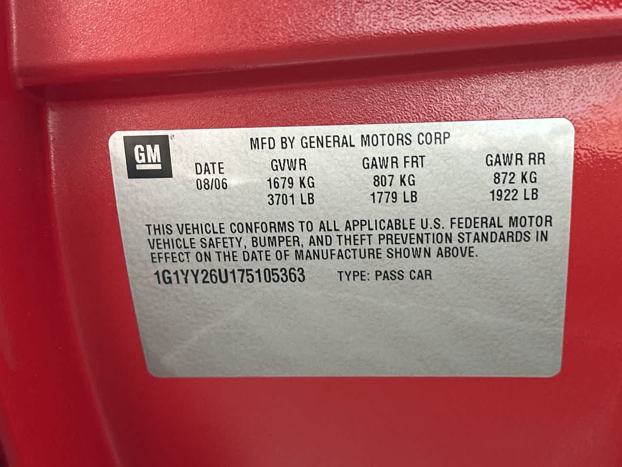2007 Chevrolet Corvette Base 35