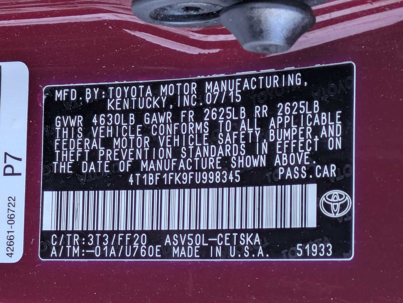 Thumbnail: 2015 Toyota Camry - 30