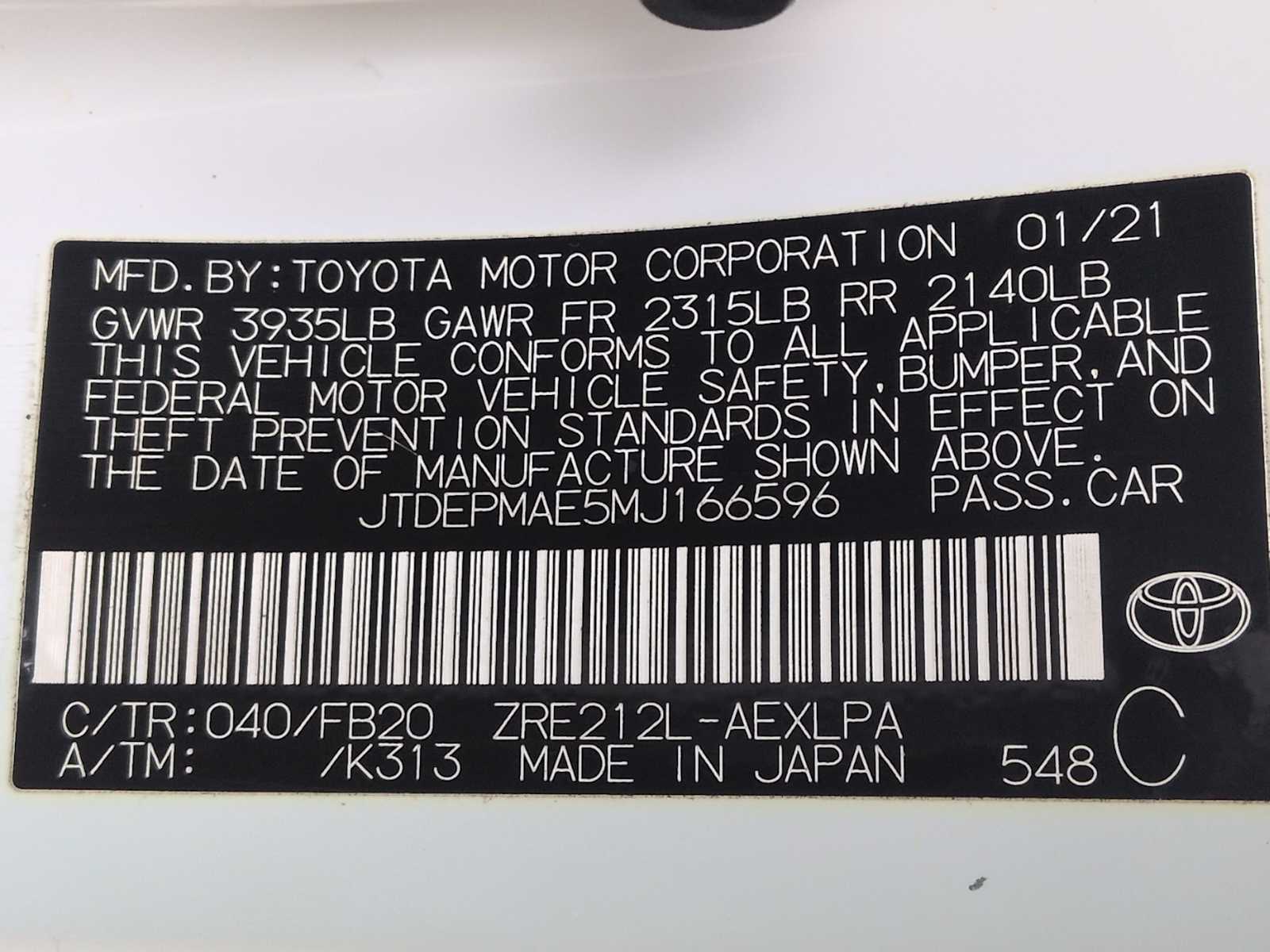 Thumbnail: 2021 Toyota Corolla - 29