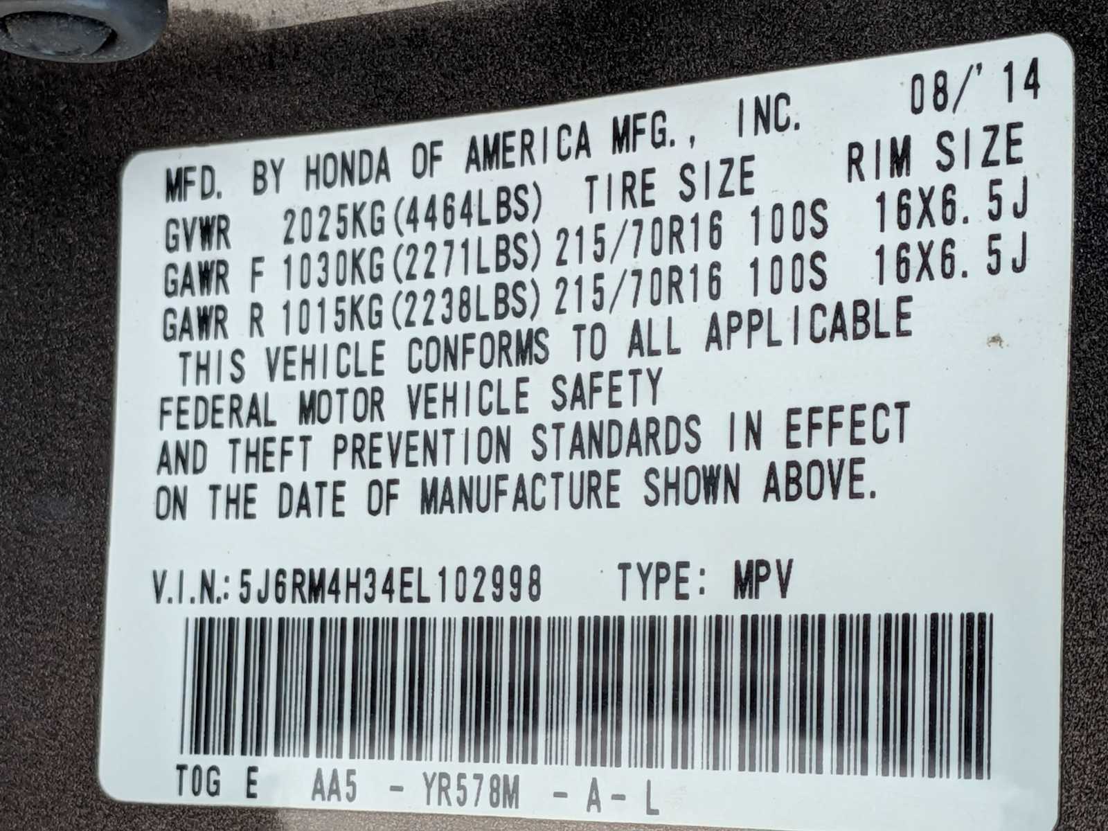 Thumbnail: 2014 Honda CR-V - 30