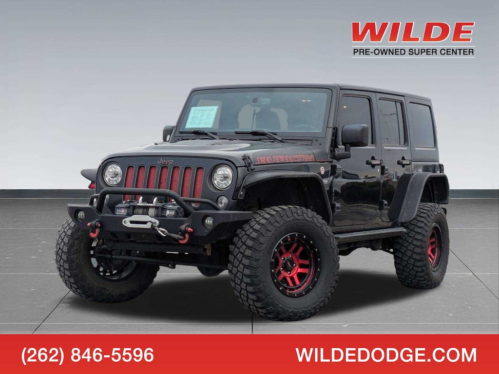 Used 2017 Jeep Wrangler JK Unlimited Rubicon 4x4 SUV