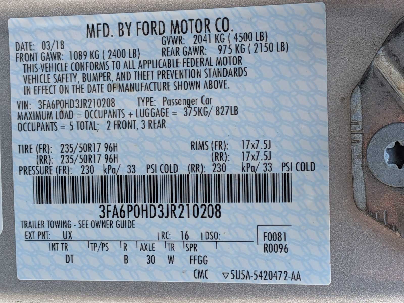 Thumbnail: 2018 Ford Fusion - 31