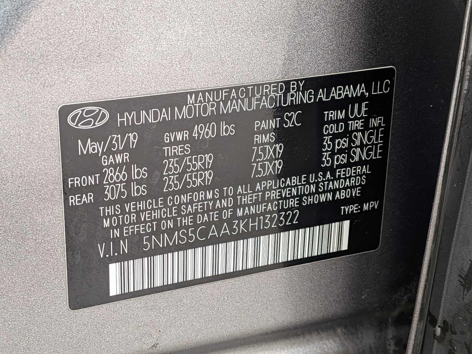 Thumbnail: 2019 Hyundai Santa Fe - 34