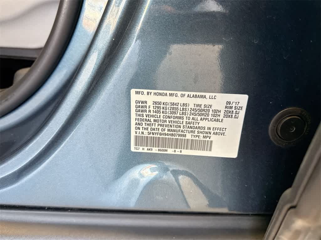 Thumbnail: 2017 Honda Pilot - 39