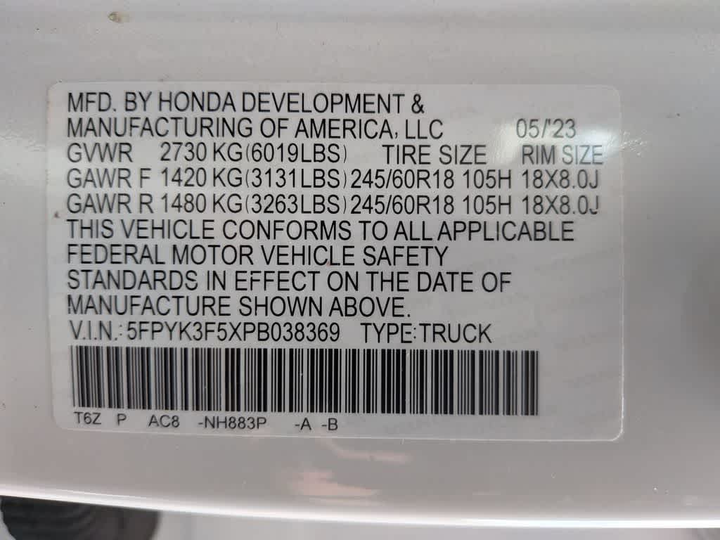 Thumbnail: 2023 Honda Ridgeline - 40